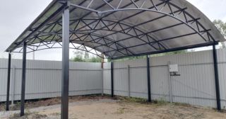 Арочные навесы из металлопрофиля Сургут, цена от 3422 руб.