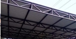 Односкатные навесы из профнастила 6 на 4 - цена и покупка в Сургуте от 1737 руб.